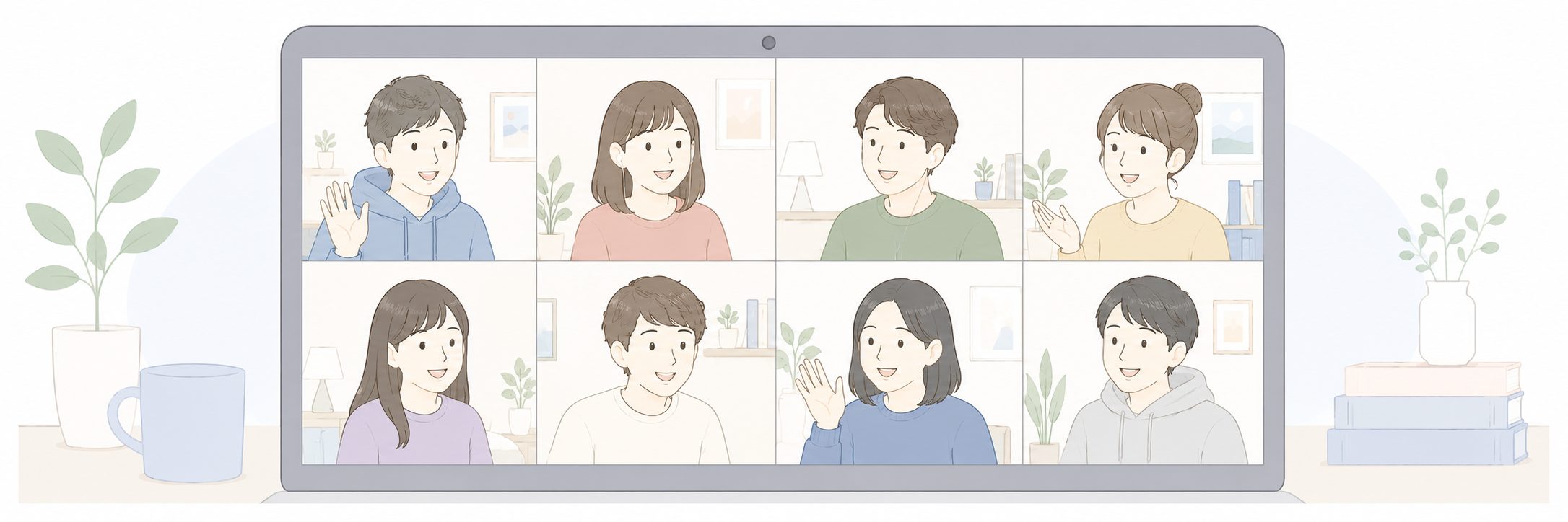 同じドナーによる子ども(ドナーシブリング)同士のつながりをイメージするイラスト